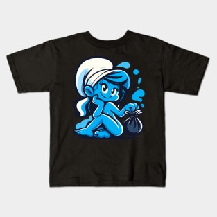 smurfette 3 Kids T-Shirt